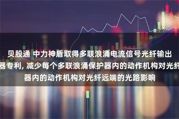贝股通 中力神盾取得多联浪涌电流信号光纤输出装置及浪涌保护器专利, 减少每个多联浪涌保护器内的动作机构对光纤远端的光路影响